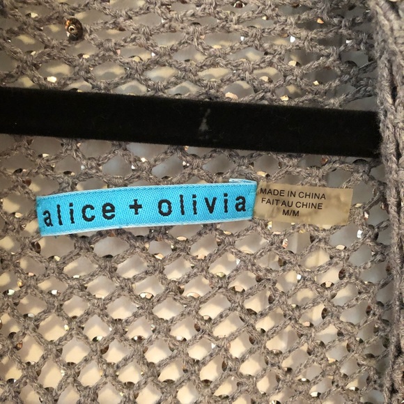 Alice + Olivia Sequin Knit Wrap - Picture 3 of 5